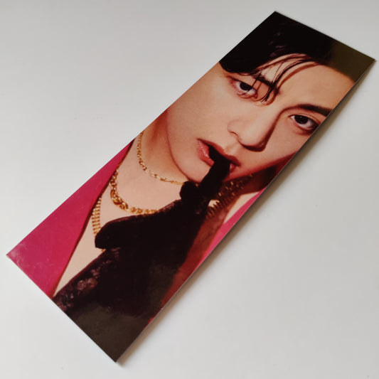 BTS V double sided bookmark