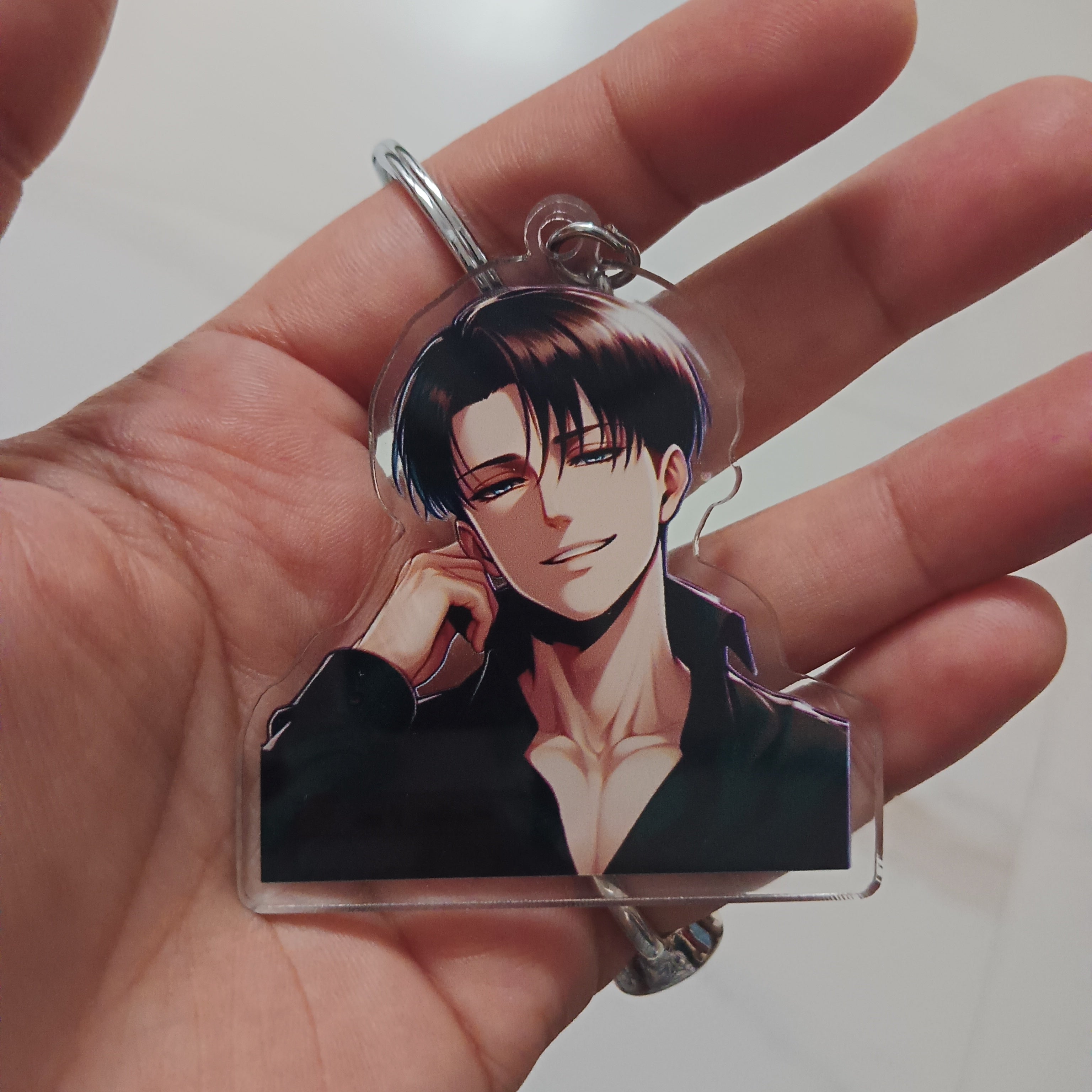Levi Ackerman Keychain | Attack on Titan Acrylic Keychains from Rs.120 ...