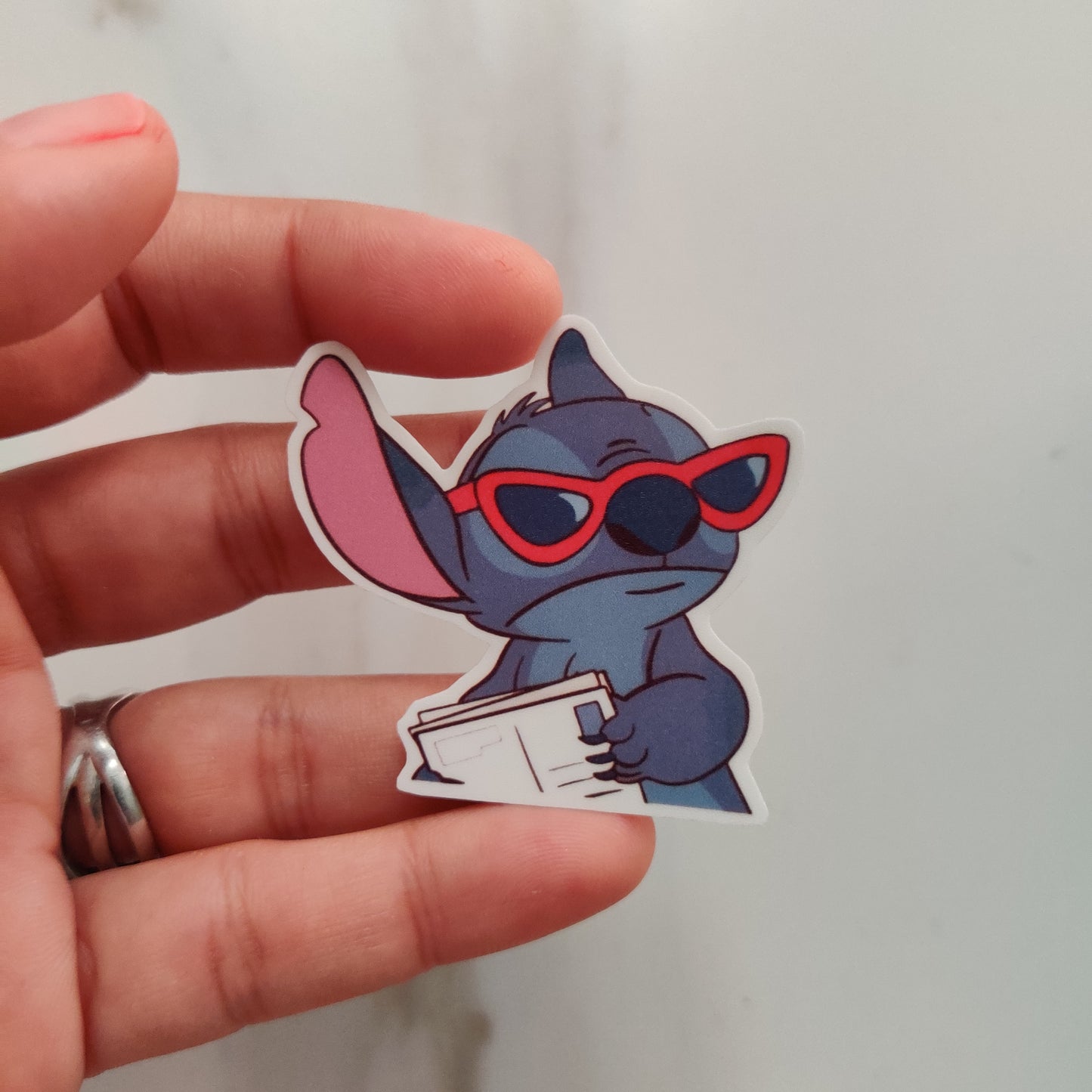 Cool Stitch die-cut sticker