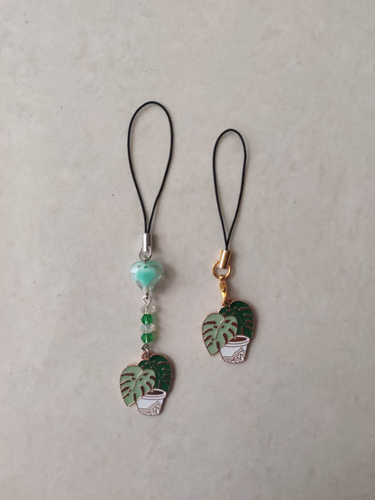 Plants Enamel Charm