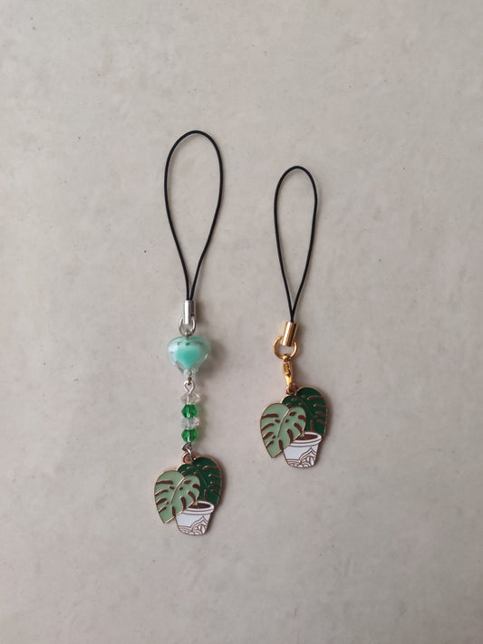 Plants Enamel Charm
