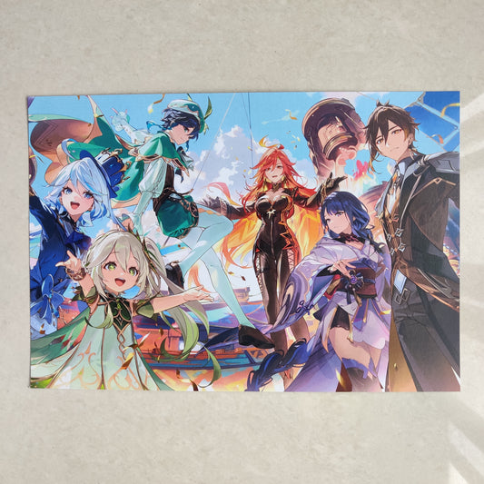 Genshin Impact wall poster | Style 1