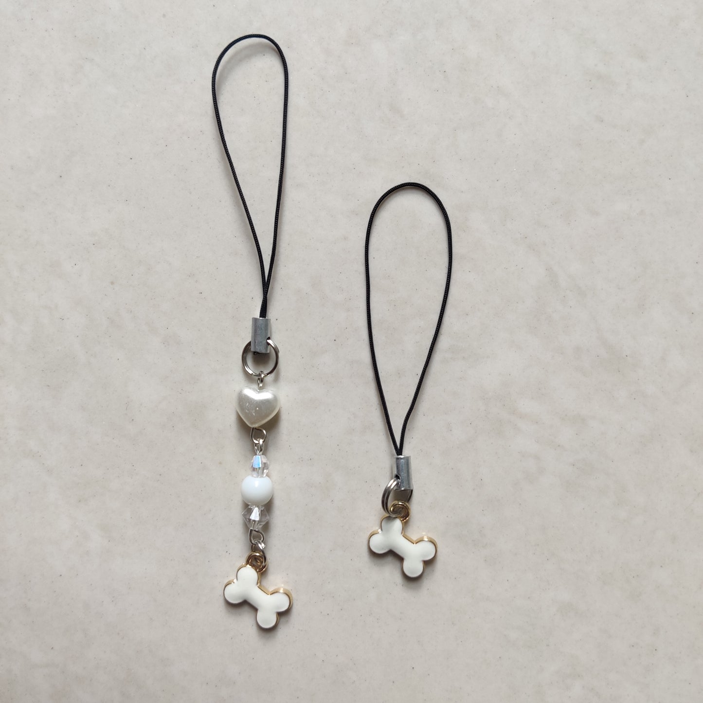 Dog Bone Enamel Charm