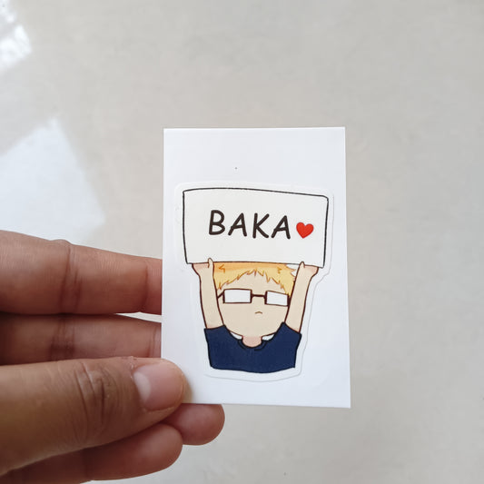 Tsukki Haikyuu die-cut sticker