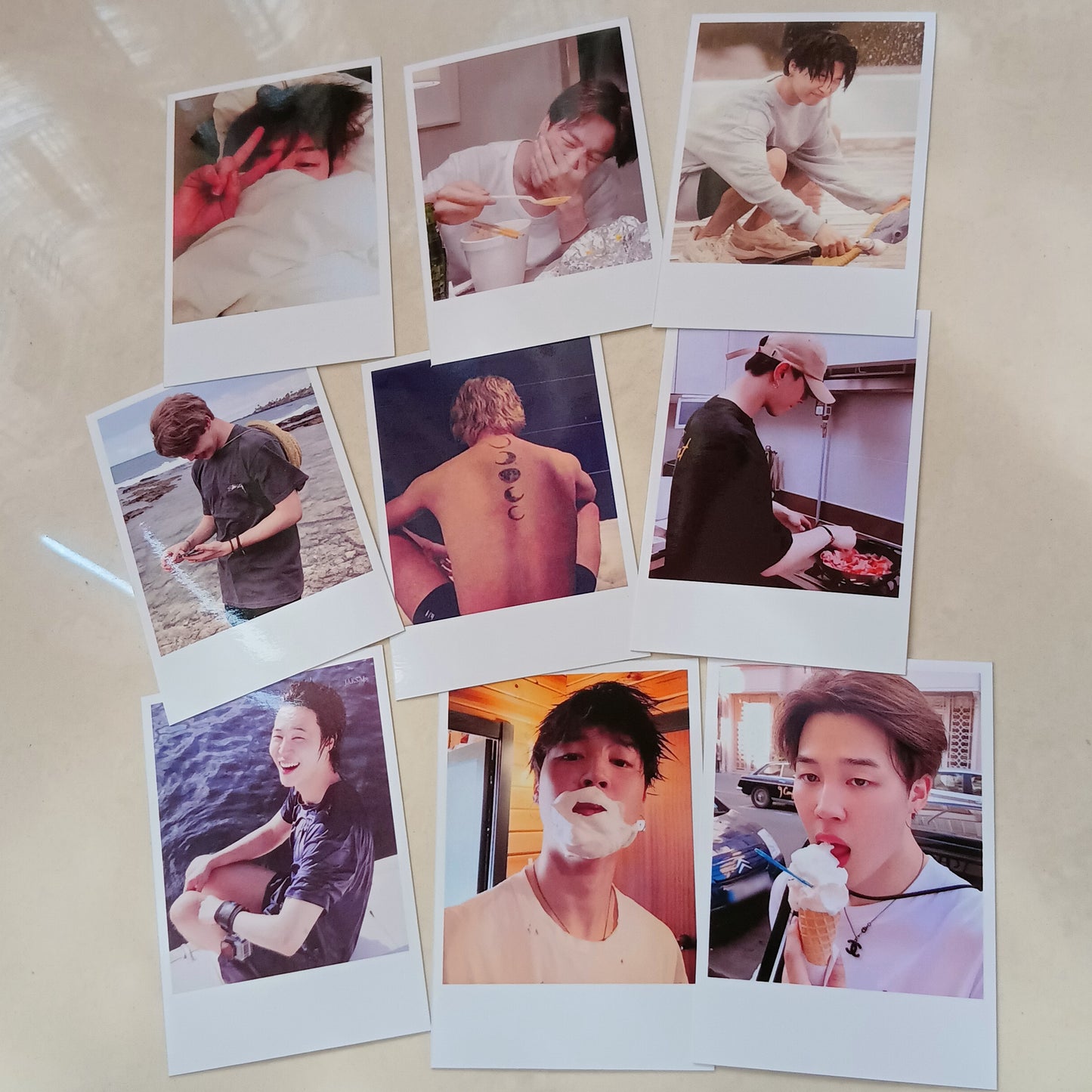 Boyfriend Jimin polaroid-prints Set of 9