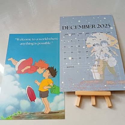 Nostalgic Ghibli- Studio Ghibli Calendar 2025