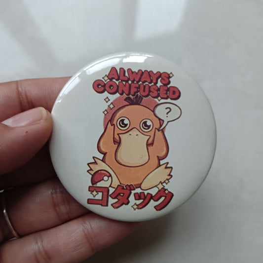 Always Confused Psyduck Badge