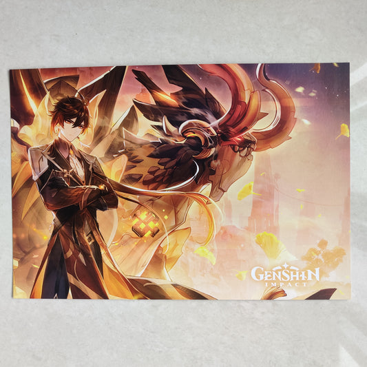 Zhongli wall poster