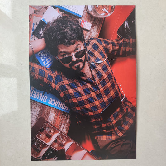 Vijay Thalapathy wall poster | Style 2