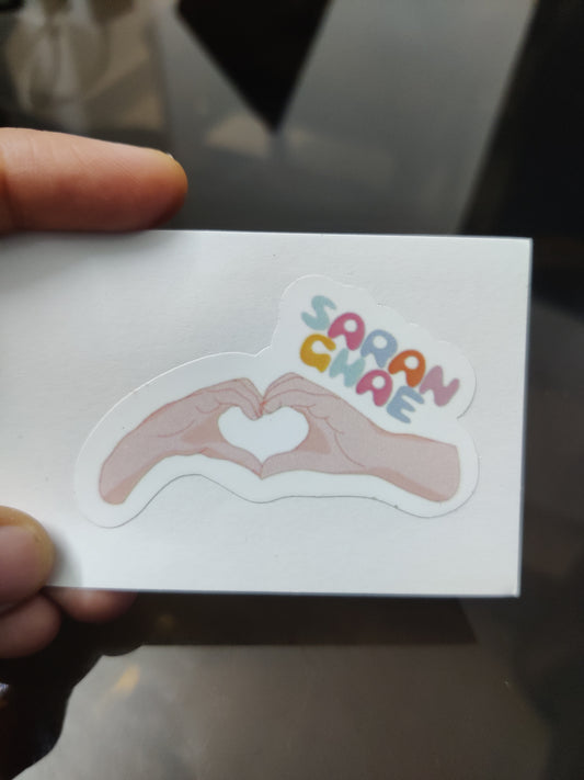 Saranghae kdrama die-cut sticker