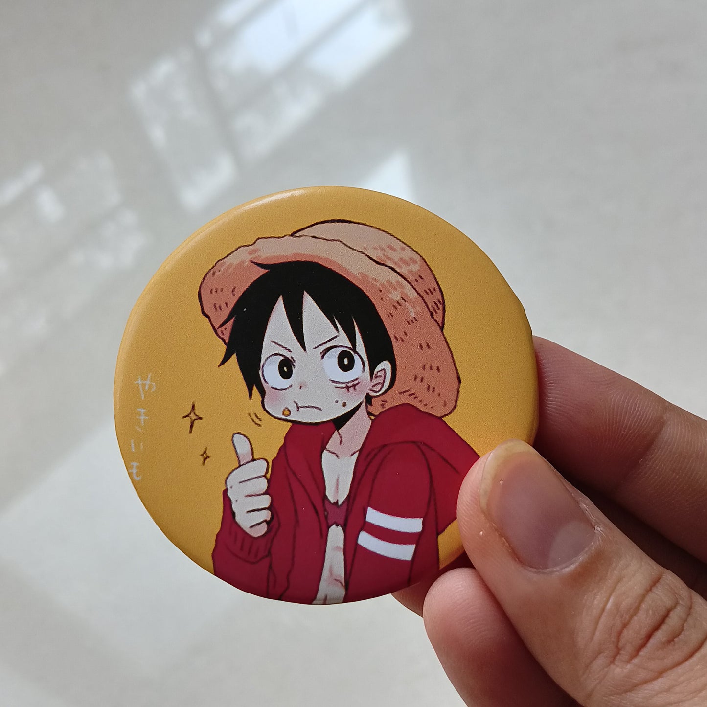 Luffy Eating Badge