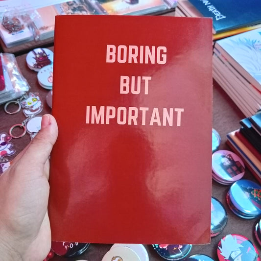 Boring quirky plain A5 notebook
