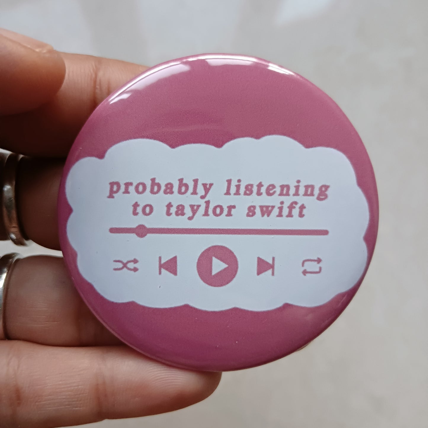 Listening to Taylor Swift Badge