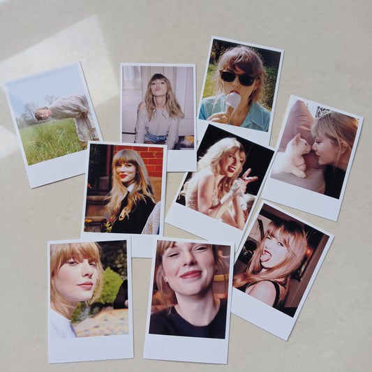 Taylor Swift Polaroids Set of 9