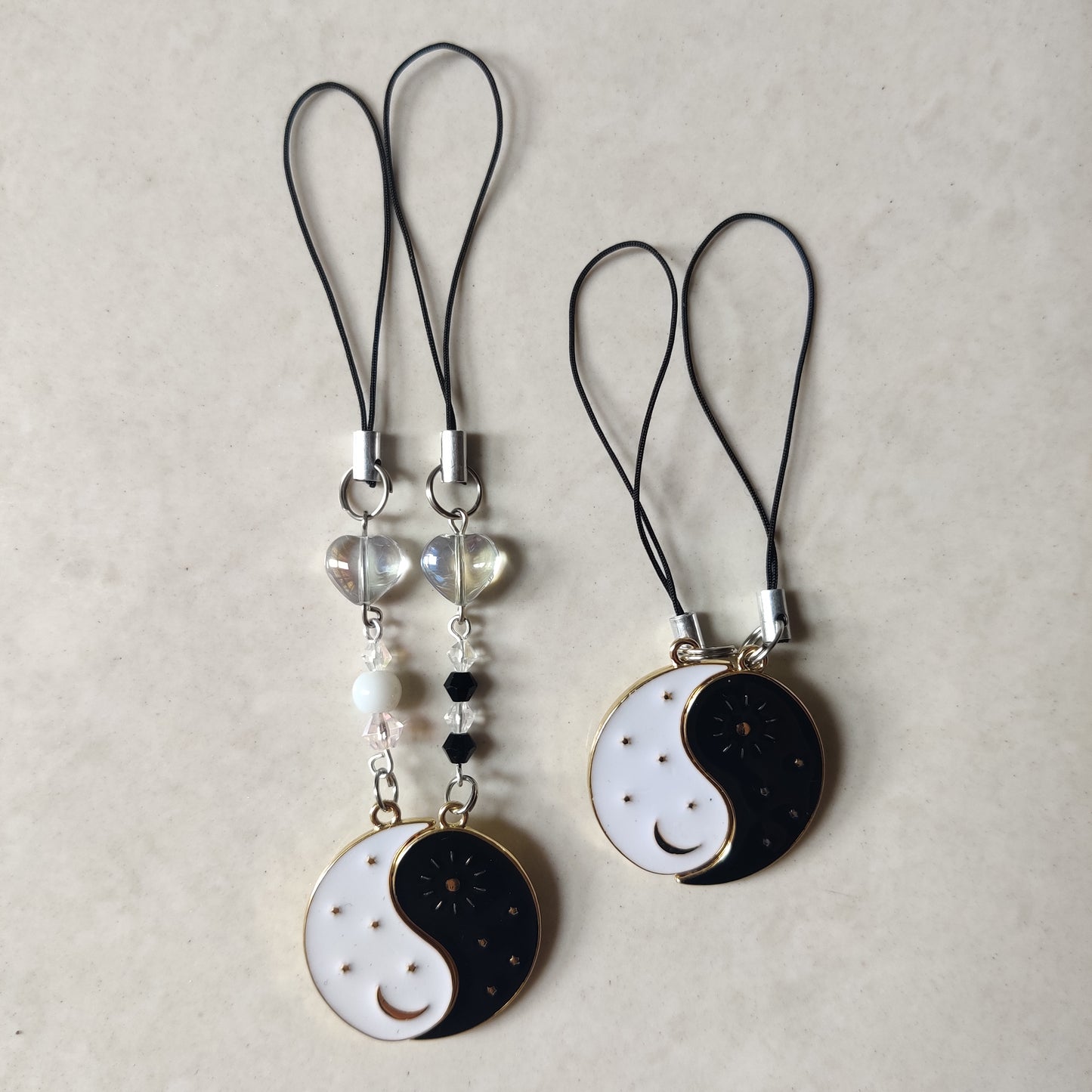 Sun Moon Magnet Enamel Charm