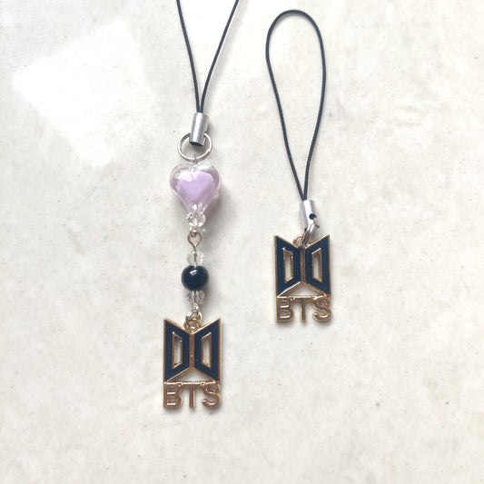 BTS logo Enamel Charm