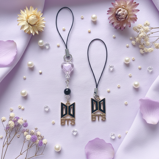 BTS logo Enamel Charm
