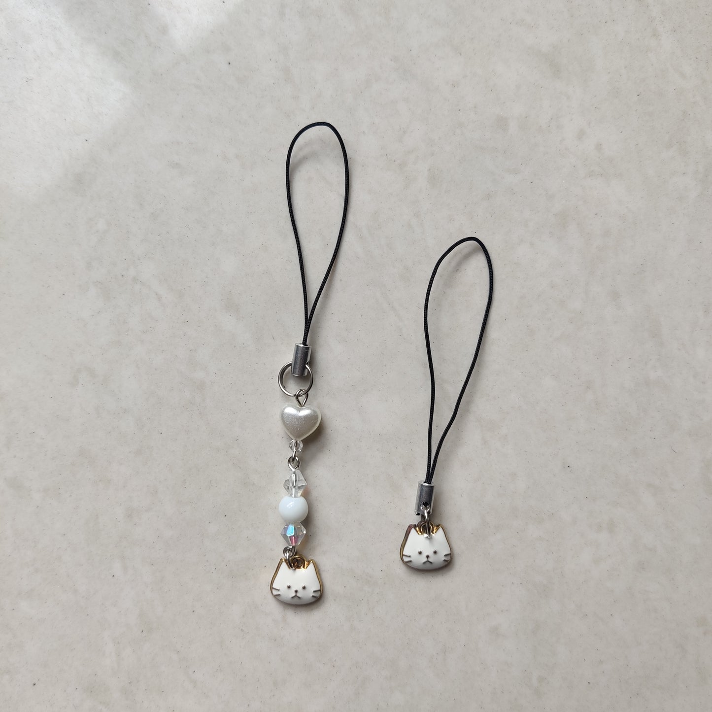 Cat Face Enamel Charm