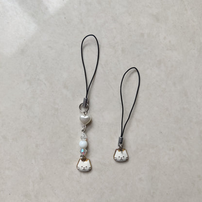 Cat Face Enamel Charm