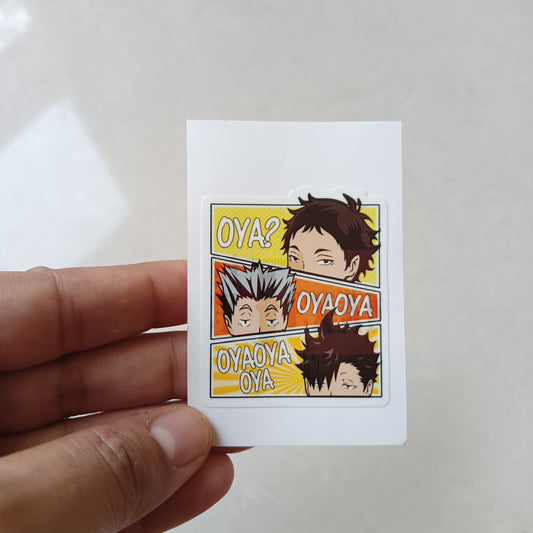 OyaOya Haikyuu die-cut sticker