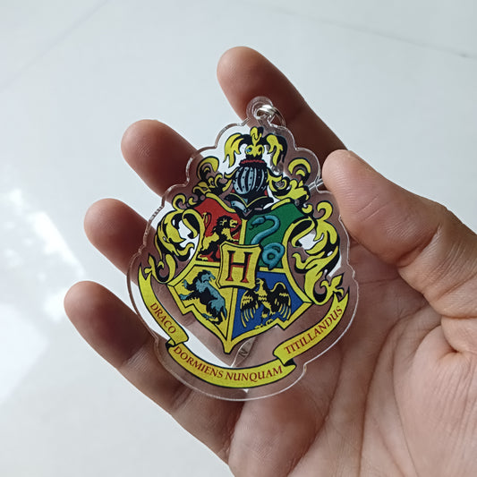 Hogwarts acrylic keychain