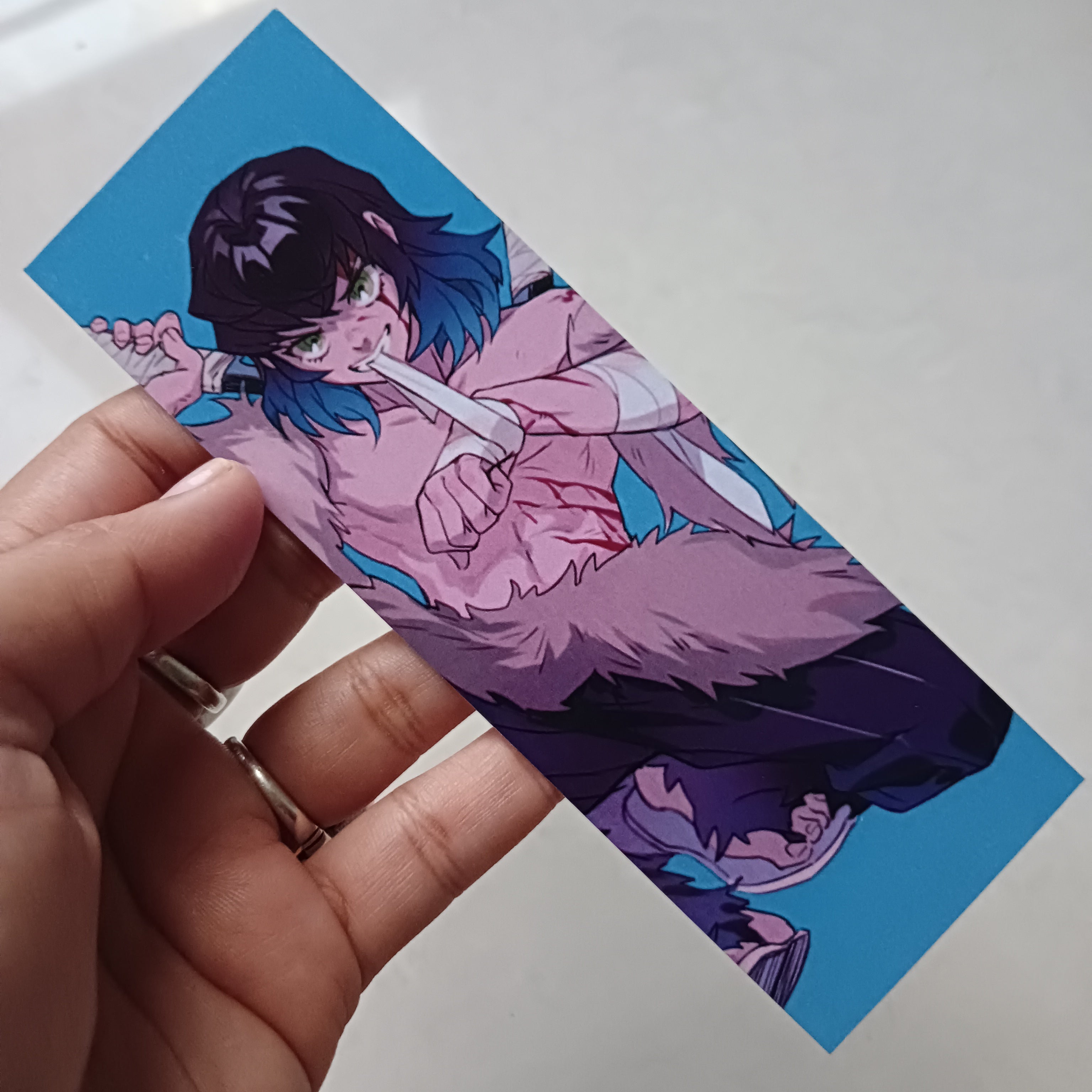 Inosuke bookmark – Dipped in Doodles