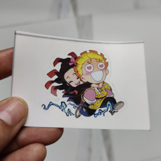 Zenitsu's dream die-cut sticker