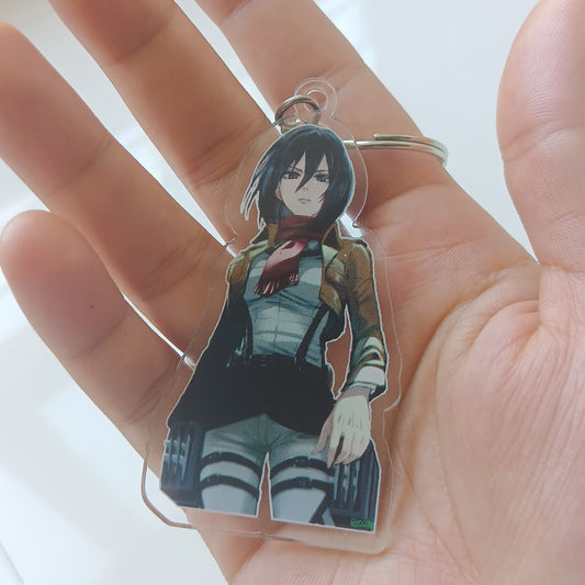 Mikasa acrylic keychain