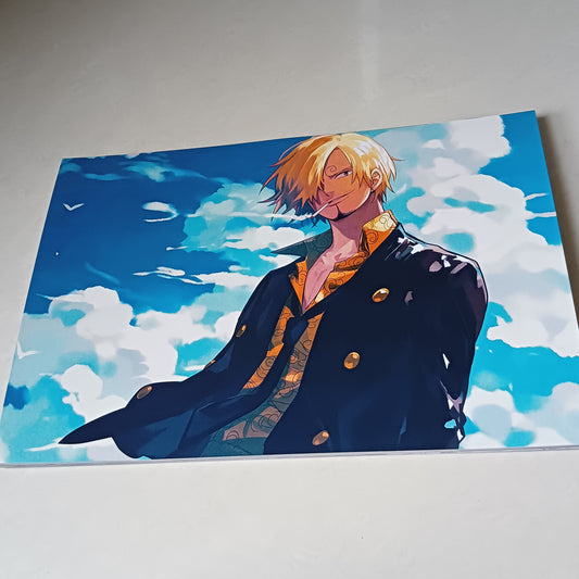 Sanji One Piece wall poster | Style 3