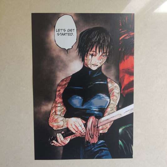 Maki Jujutsu Kaisen wall poster