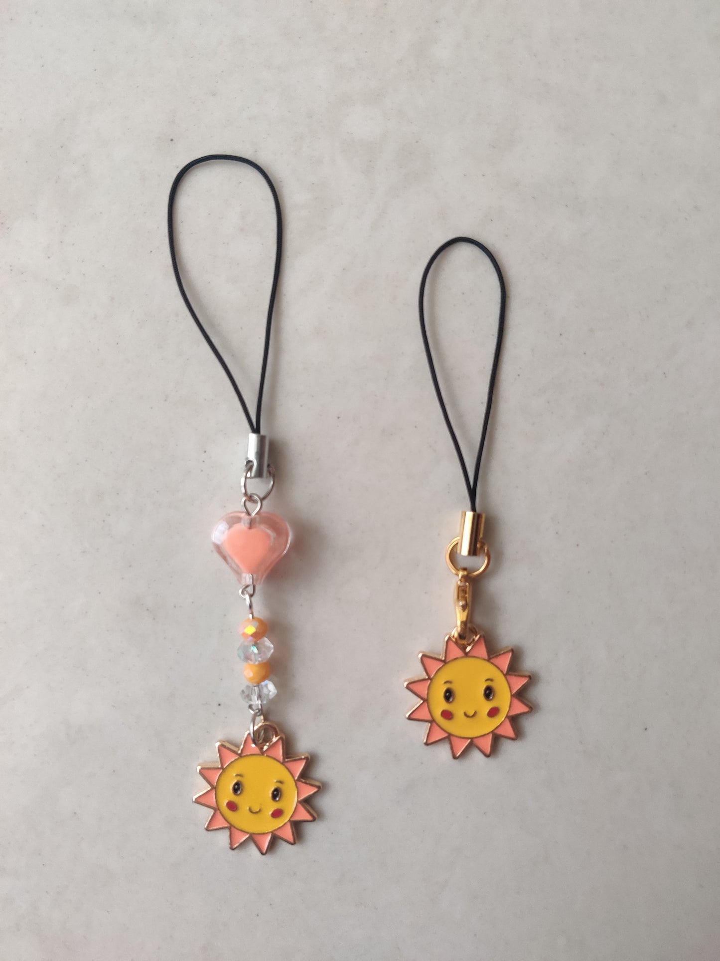 Sun Enamel Charm