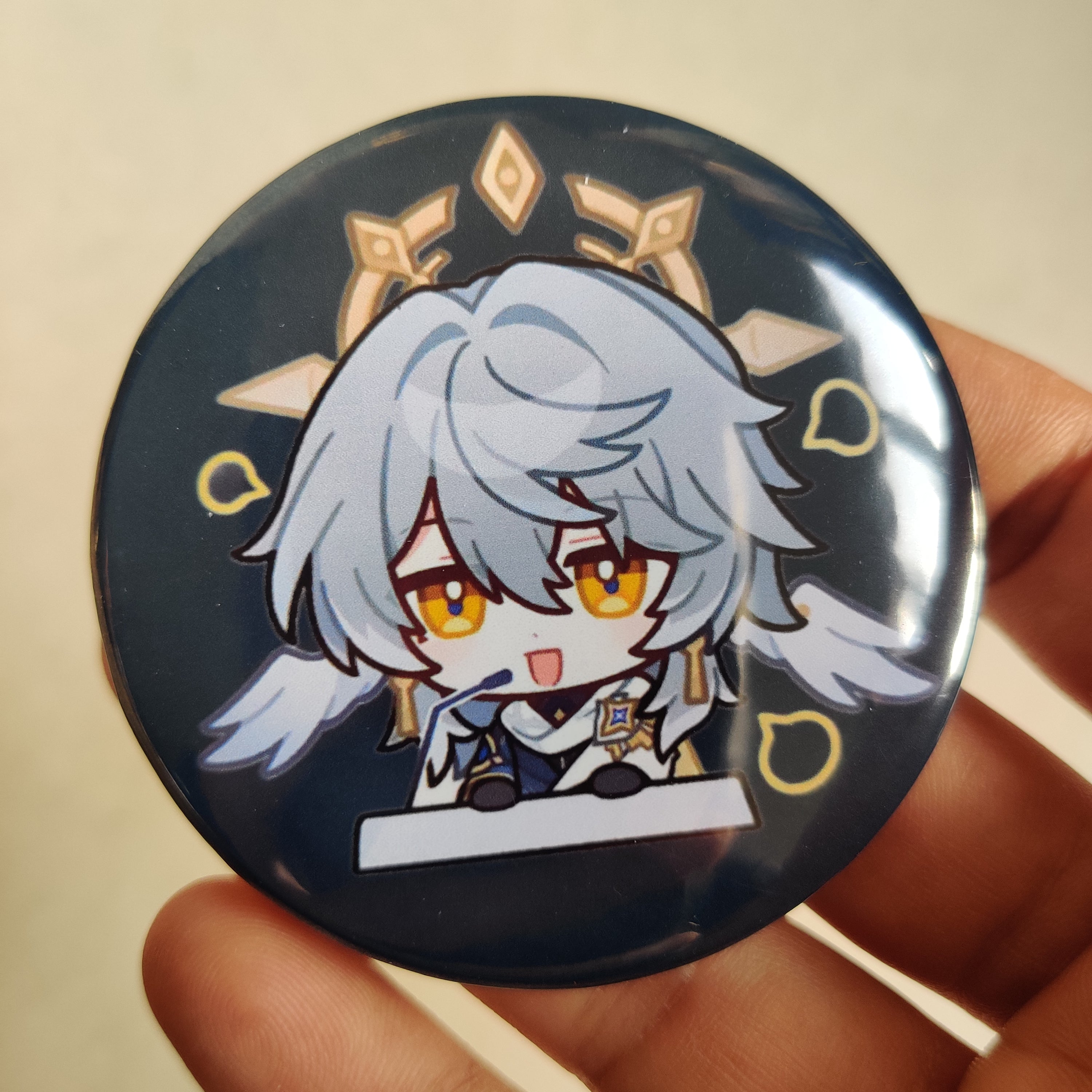 Sunday Chibi Badge – Dipped in Doodles