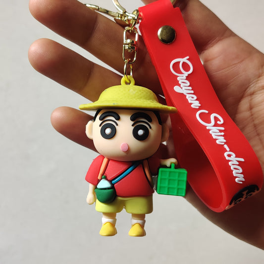Shinchan Rubber keychain