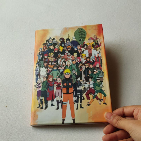Shinobi of Konoha Naruto Shippuden plain A5 notebook